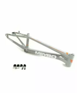 FRAMES Meybo Holeshot BMX Race Frame-Grey/White/Orange