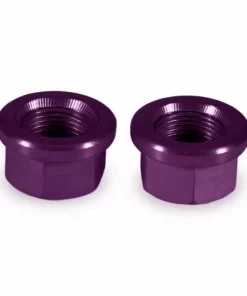 Profile Aluminum Axle Nuts-Anodized Hubs