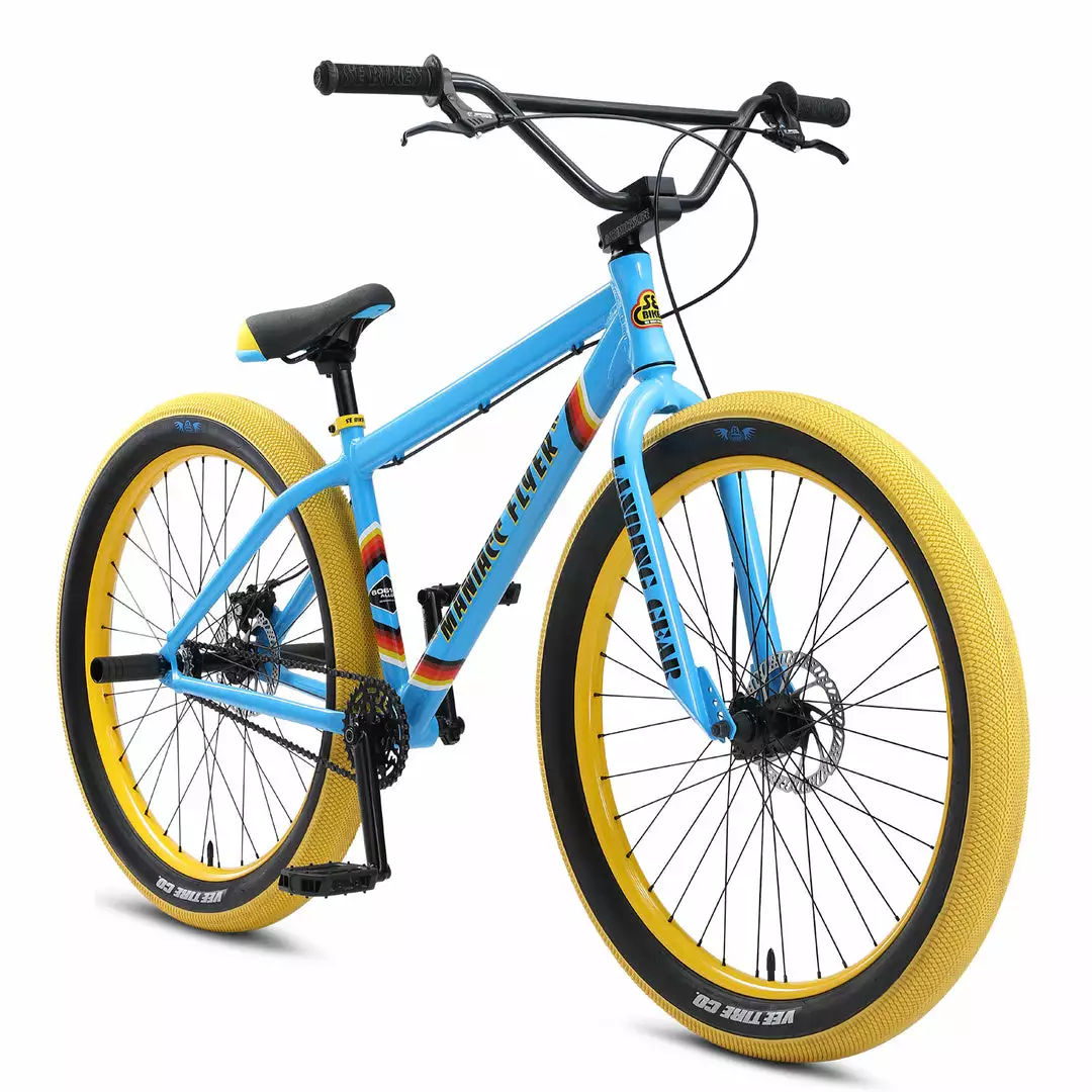 BIKES SE Maniacc Flyer 27.5+" BMX Freestyle Bike-SE Blue 2 BIKES SE Maniacc Flyer 27.5+" BMX Freestyle Bike-SE Blue