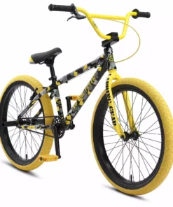 FREESTYLE BIKES SE So Cal Flyer 24" BMX Freestyle Bike-Yellow Camo