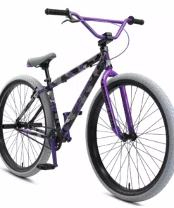 SE Big Flyer 29" BMX Freestyle Bike-Purple Camo