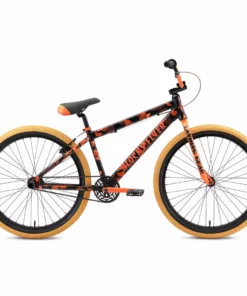 SE Blocks Flyer 26" BMX Freestyle Bike-Orange Camo
