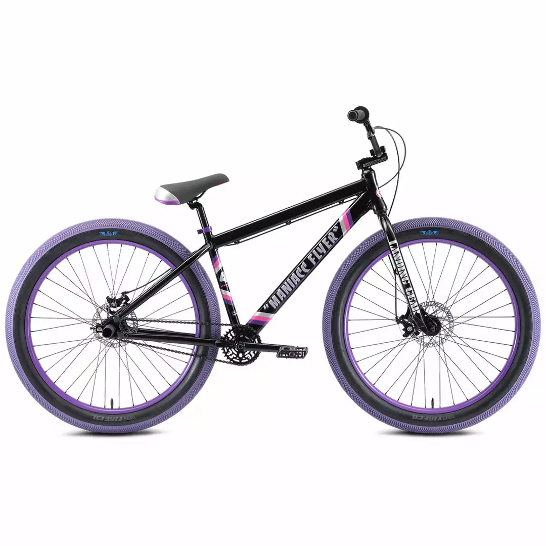 BIKES SE Maniacc Flyer 27.5+" BMX Freestyle Bike-Midnight Black 1 BIKES SE Maniacc Flyer 27.5+" BMX Freestyle Bike-Midnight Black
