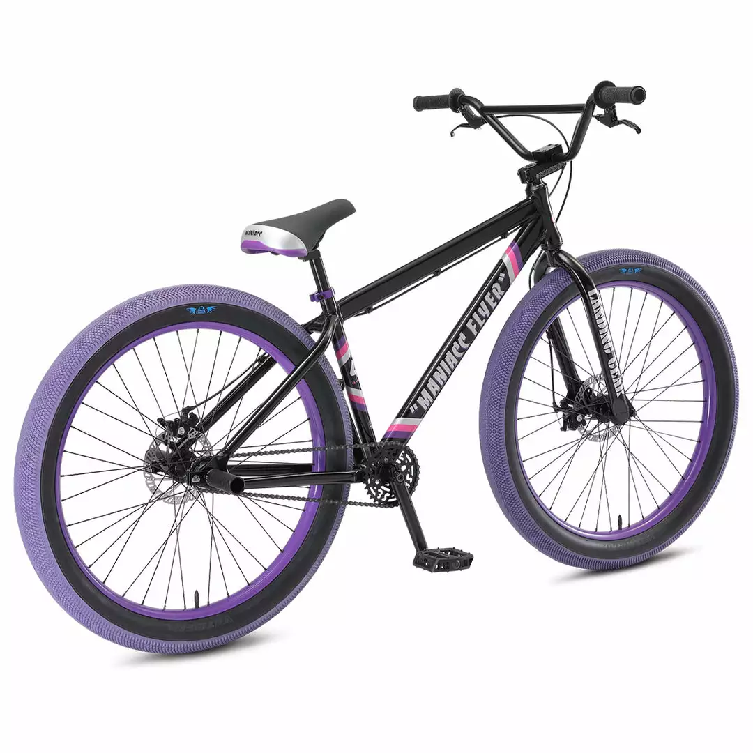 BIKES SE Maniacc Flyer 27.5+" BMX Freestyle Bike-Midnight Black 3 BIKES SE Maniacc Flyer 27.5+" BMX Freestyle Bike-Midnight Black