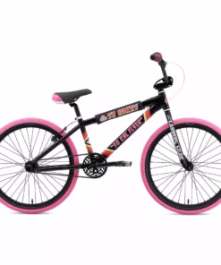 SE Racing So Cal Flyer 24" BMX Bike-Black/Pink FREESTYLE BIKES