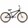 SE So Cal Flyer 24" BMX Freestyle Bike-Stealth Mode Black/Gold Ano