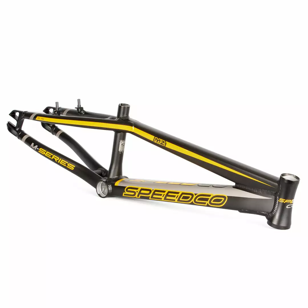 Speedco M2 Alloy BMX Race Frame-Matte Black/Yellow FRAMES 1 Speedco M2 Alloy BMX Race Frame-Matte Black/Yellow FRAMES
