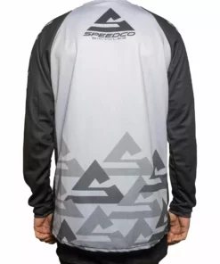 RACE WEAR Speedco Race Jersey-Black/Grey