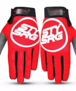 Stay Strong Staple 3 BMX Race Gloves-Red RACE WEAR