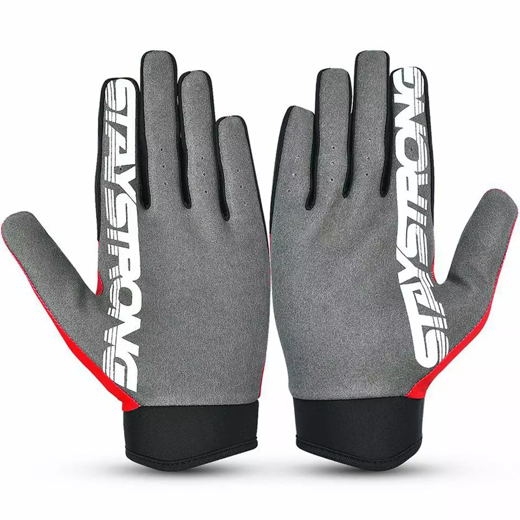 Stay Strong Staple 3 BMX Race Gloves-Red RACE WEAR 2 Stay Strong Staple 3 BMX Race Gloves-Red RACE WEAR