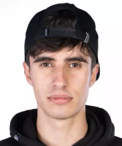 Stay Strong Block Snapback Hat-Black/Yellow APPAREL