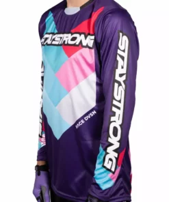 Stay Strong Chevron Jersey-Purple RACE WEAR