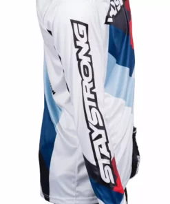 Stay Strong Chevron Jersey-White RACE WEAR 6 Stay Strong Chevron Jersey-White RACE WEAR