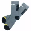SHOES Stay Strong Chevron Socks-Grey