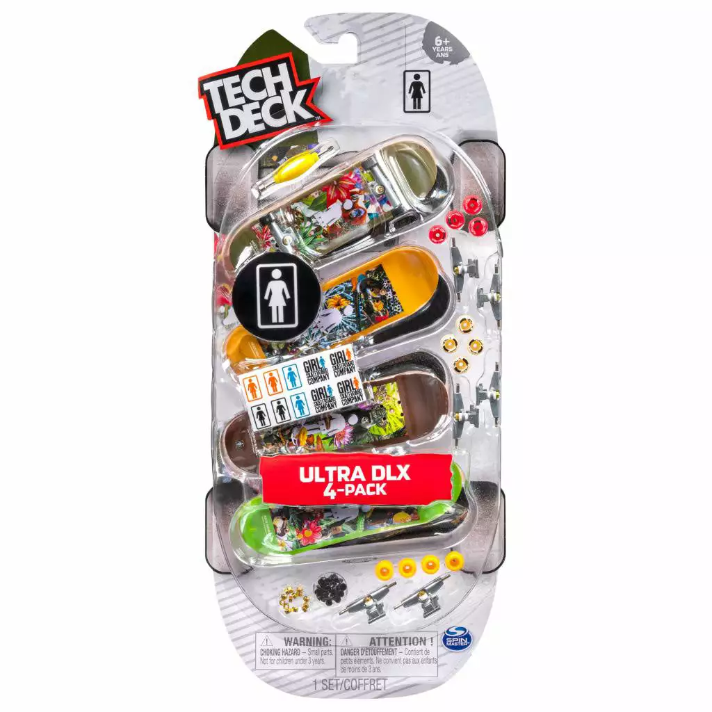 Tech Deck Ultra DLX Fingerboard-4 Pack Toys 6 Tech Deck Ultra DLX Fingerboard-4 Pack Toys