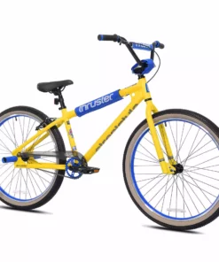 FREESTYLE BIKES Thruster Street Style 26" BMX Freestyle Bike-Satin Yellow