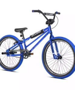 Thruster Tri Power XL Cruiser 24" BMX Freestyle Bike-Blue Chrome