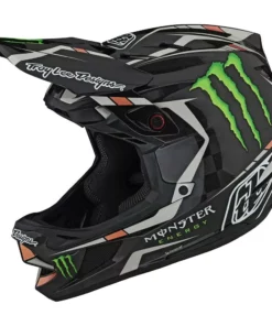 Troy Lee Designs D4 Carbon MIPS Monster Fairclough-Black PROTECTIVE GEAR