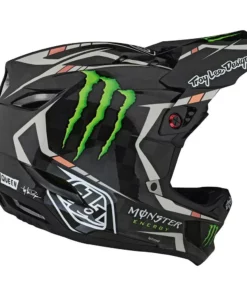 Troy Lee Designs D4 Carbon MIPS Monster Fairclough-Black PROTECTIVE GEAR