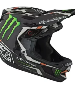Troy Lee Designs D4 Carbon MIPS Monster Fairclough-Black PROTECTIVE GEAR