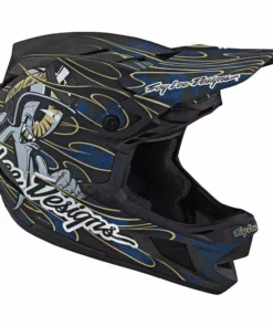Helmets Troy Lee Designs Limited Edition D4 Carbon-Eyeball Blue