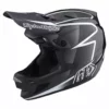 Troy Lee Designs D4 Carbon Lines BMX Helmet-Black/Gray