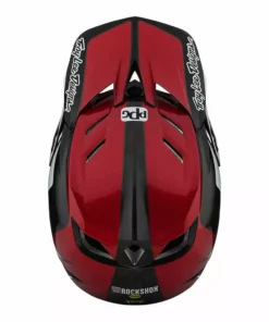 PROTECTIVE GEAR Troy Lee Designs D4 Carbon MIPS Corsa Sram Helmet-Red