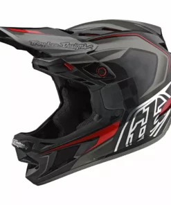 Troy Lee Designs D4 Carbon MIPS Exile Helmet-Gray PROTECTIVE GEAR