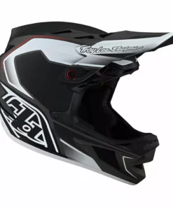 Troy Lee Designs D4 Composite MIPS Exile Helmet-Black PROTECTIVE GEAR