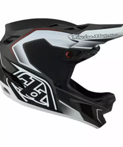 Troy Lee Designs D4 Composite MIPS Exile Helmet-Black PROTECTIVE GEAR