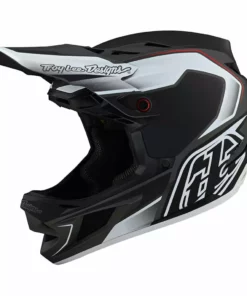 Troy Lee Designs D4 Composite MIPS Exile Helmet-Black PROTECTIVE GEAR