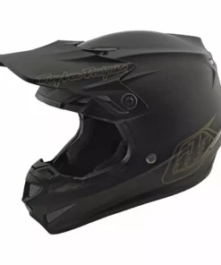 Troy Lee Designs SE4 Polyacrylite MIPS Mono Helmet-Black PROTECTIVE GEAR
