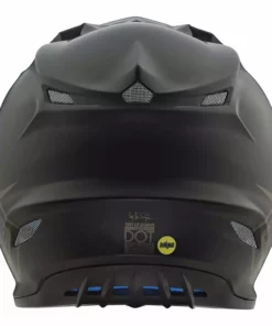 Troy Lee Designs SE4 Polyacrylite MIPS Mono Helmet-Black PROTECTIVE GEAR