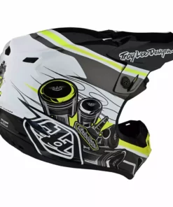 Troy Lee Designs SE4 Skooly Helmet-Black/Yellow PROTECTIVE GEAR 12 Troy Lee Designs SE4 Skooly Helmet-Black/Yellow PROTECTIVE GEAR