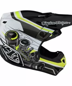 Troy Lee Designs SE4 Skooly Helmet-Black/Yellow PROTECTIVE GEAR 13 Troy Lee Designs SE4 Skooly Helmet-Black/Yellow PROTECTIVE GEAR