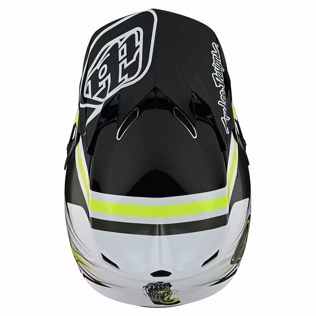 Troy Lee Designs SE4 Skooly Helmet-Black/Yellow PROTECTIVE GEAR 8 Troy Lee Designs SE4 Skooly Helmet-Black/Yellow PROTECTIVE GEAR