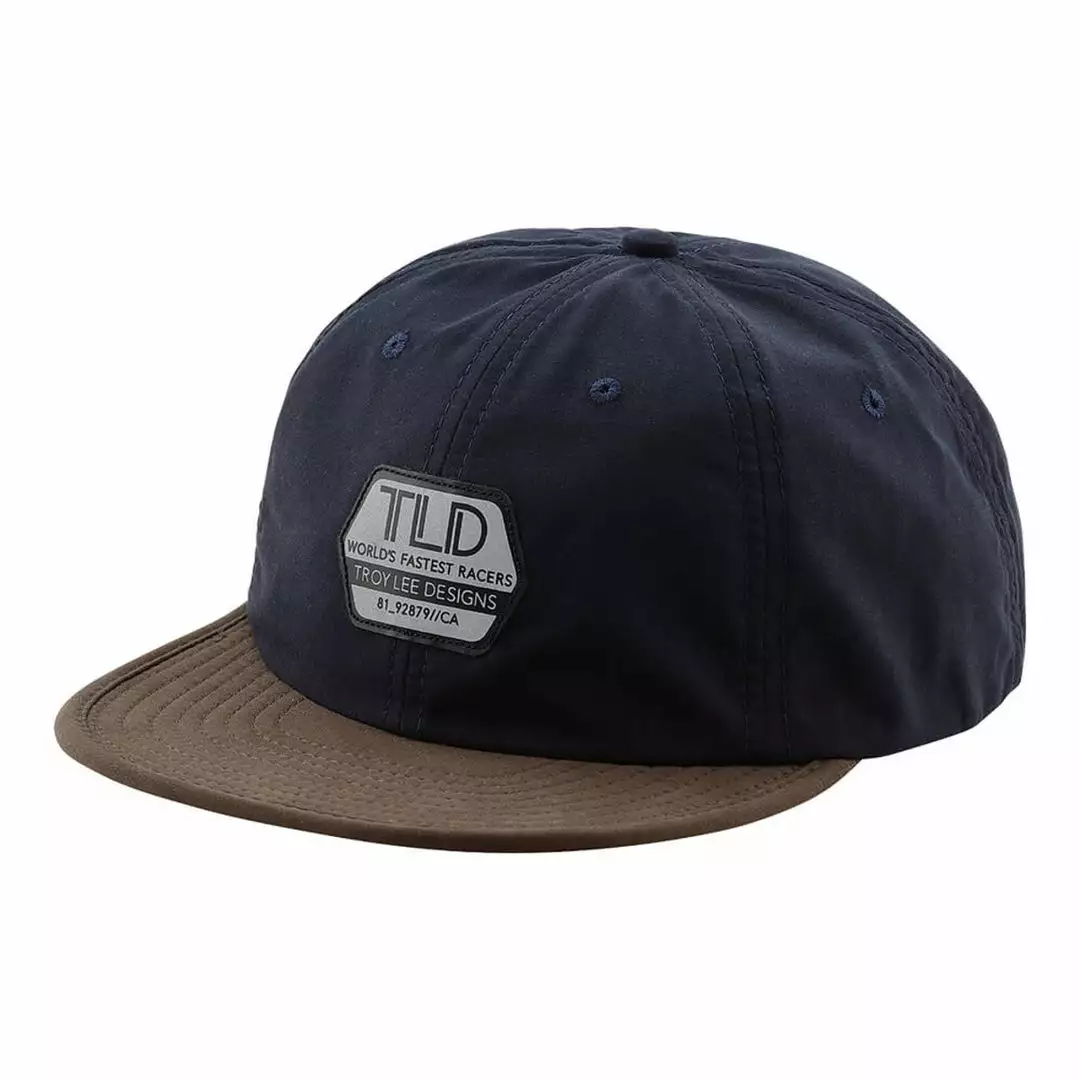Troy Lee Reflective Factory Snapback Hat-OSFA-Navy Hats 1 Troy Lee Reflective Factory Snapback Hat-OSFA-Navy Hats