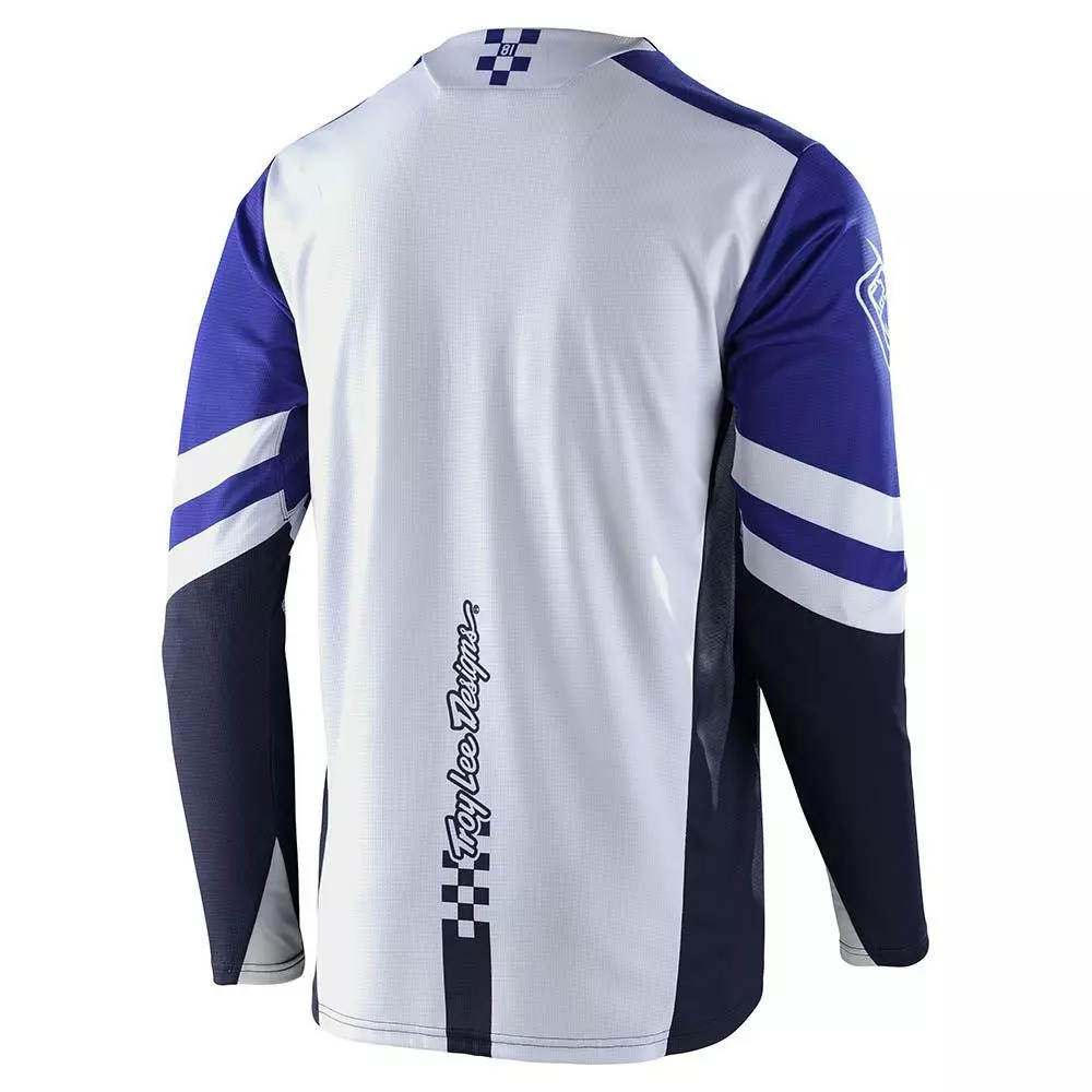 RACE WEAR Troy Lee Sprint Jersey Factory-Royal Blue/White 2 RACE WEAR Troy Lee Sprint Jersey Factory-Royal Blue/White