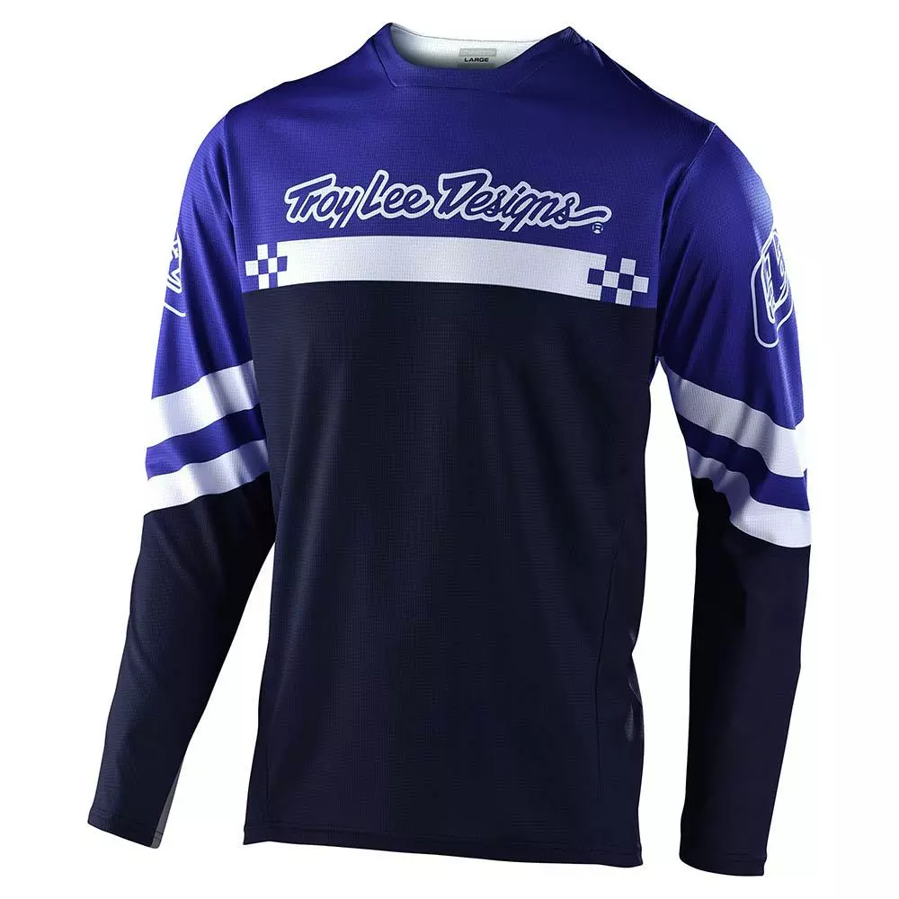 RACE WEAR Troy Lee Sprint Jersey Factory-Royal Blue/White 1 RACE WEAR Troy Lee Sprint Jersey Factory-Royal Blue/White