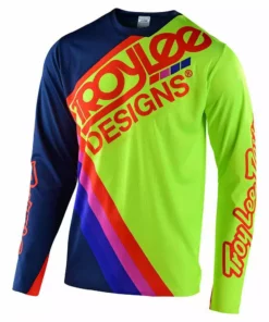 Troy Lee Sprint Ultra Jersey Tilt-Navy/Flo Yellow RACE WEAR