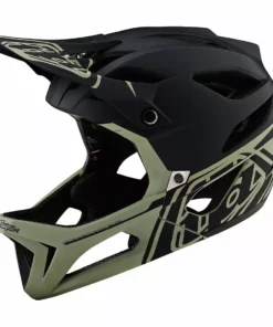 Troy Lee Designs Stage MIPS Helmet-Stealth Black/Stone Gray Helmets