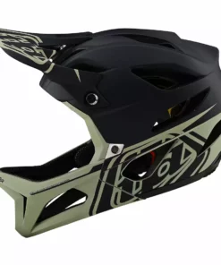 Troy Lee Designs Stage MIPS Helmet-Stealth Black/Stone Gray Helmets