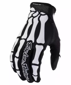 Troy Lee Air Glove Skully-Black/White