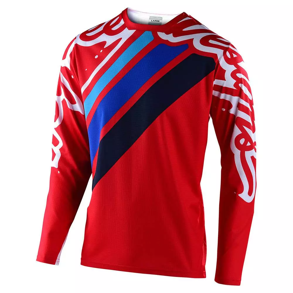 Troy Lee Youth Sprint Jersey Seca 2.0-Red/Navy 1 Troy Lee Youth Sprint Jersey Seca 2.0-Red/Navy