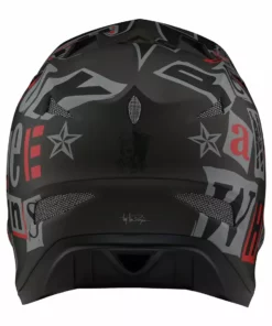 Troy Lee Designs D3 Fiberlite Anarchy Helmet-Olive PROTECTIVE GEAR
