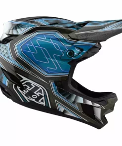 PROTECTIVE GEAR Troy Lee Designs D4 Composite MIPS Low Rider Helmet-Teal
