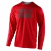 RACE WEAR Troy Lee GP Pinstripe Jersey-Red/Gray