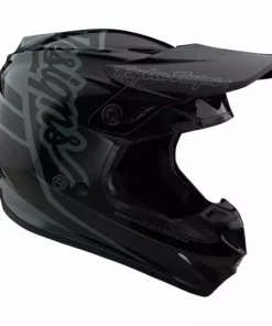 PROTECTIVE GEAR Troy Lee Designs GP Silhouette Helmet-Black/Gray