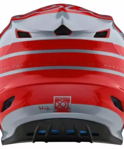 Troy Lee Designs GP Silhouette Helmet-Red/Silver PROTECTIVE GEAR