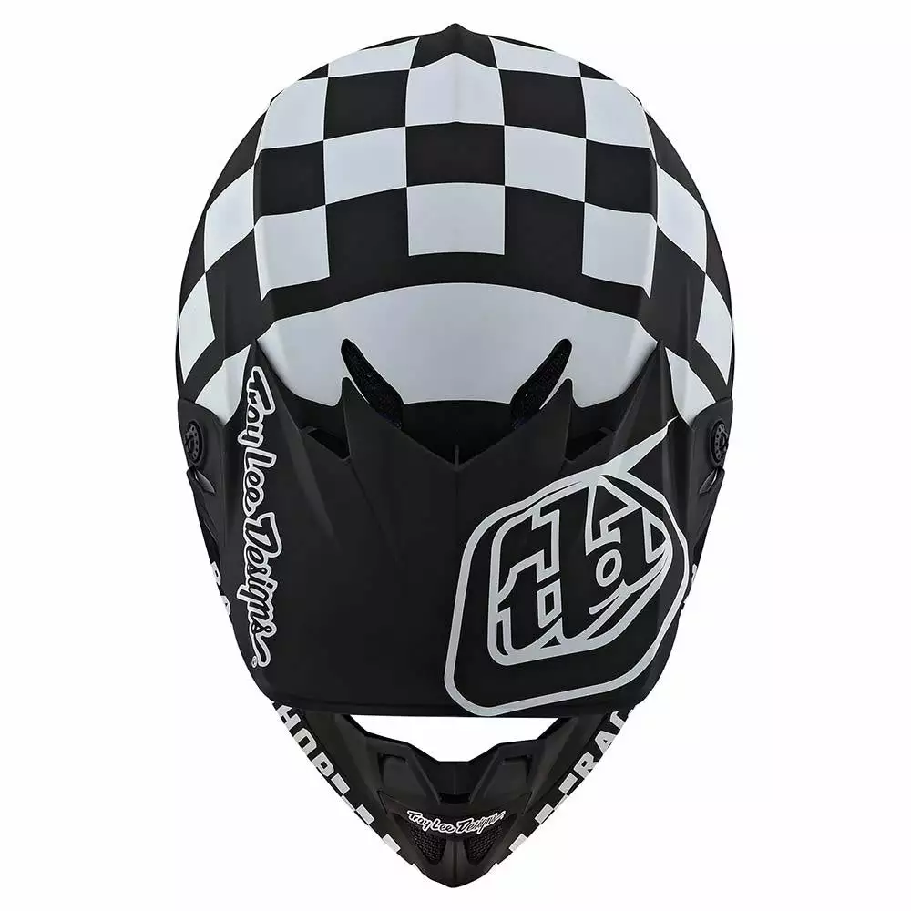 Troy Lee Designs SE4 Polyacrylite Checkers MIPS Helmet-Black/White 5 Troy Lee Designs SE4 Polyacrylite Checkers MIPS Helmet-Black/White
